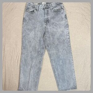 Universal Thread Vintage Straight Jeans Acid Wash Gray Women's Size 10 30R